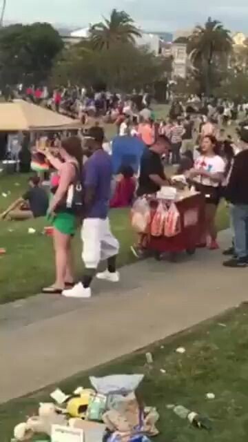 Fucking at a festival