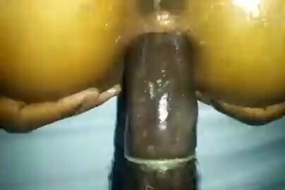 Asshole taking in huge dick