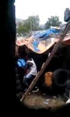 School girl ba mo nyobela scrap yard in Diepsloot