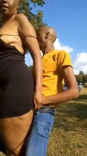 Miss Pudding getting some dick in the park