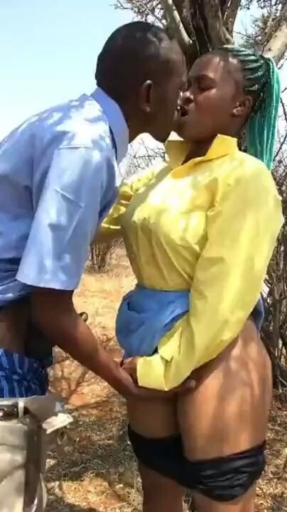 School teen fucked outside Pt1