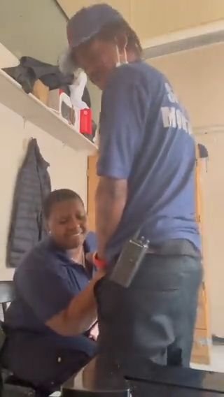 Security guard abandons post to get a BlowJob at work