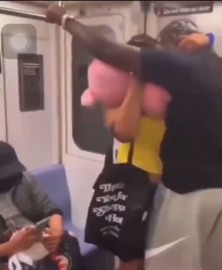 Couple Having Sex on a Train