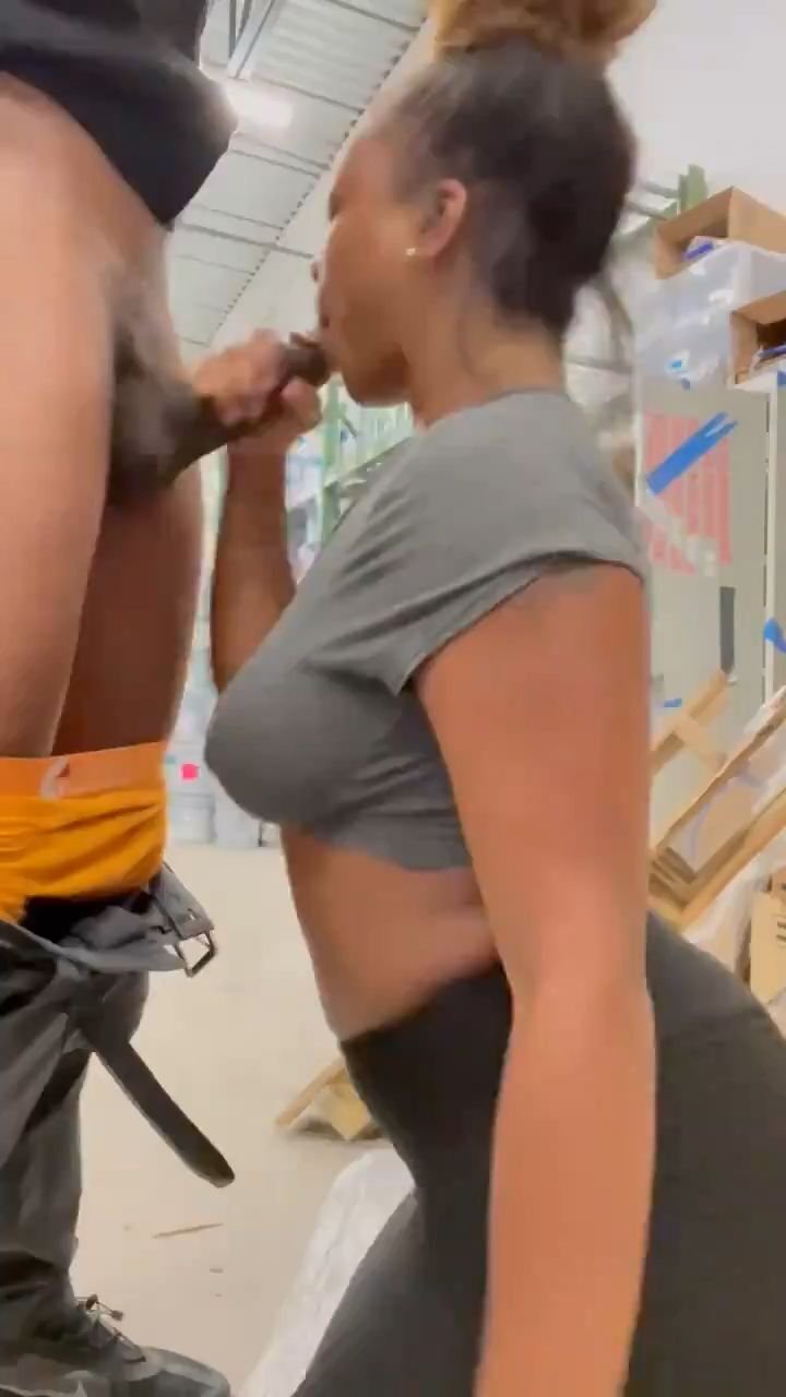 Sucking my boss dick in the break room