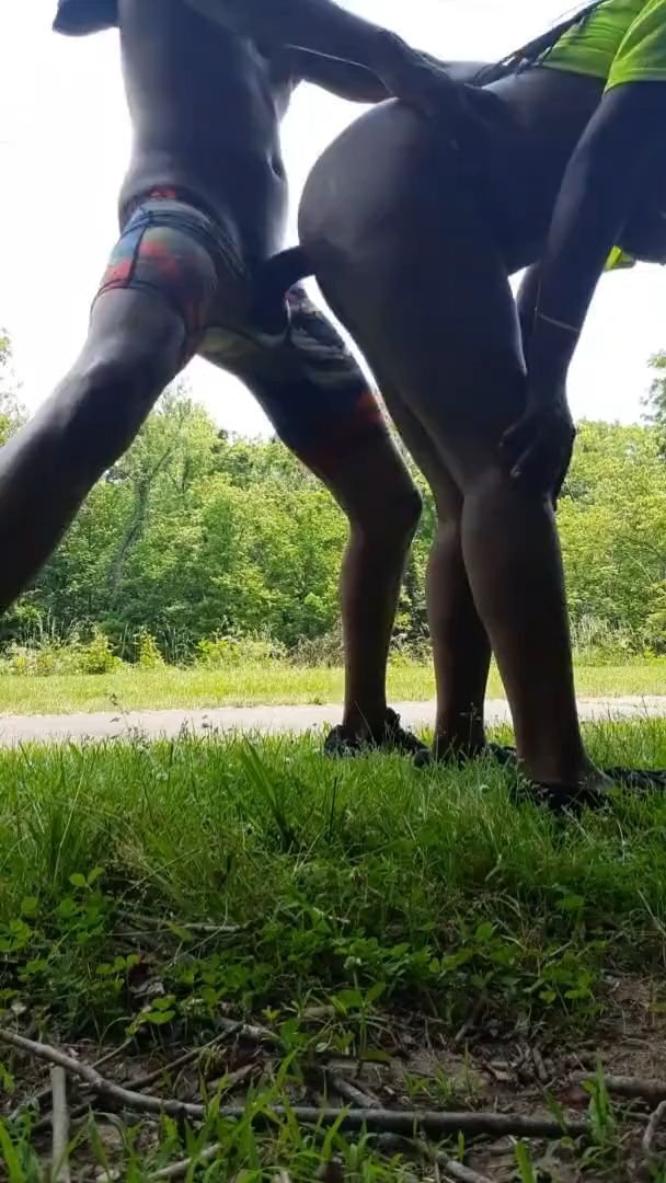 Karri fucks at the park