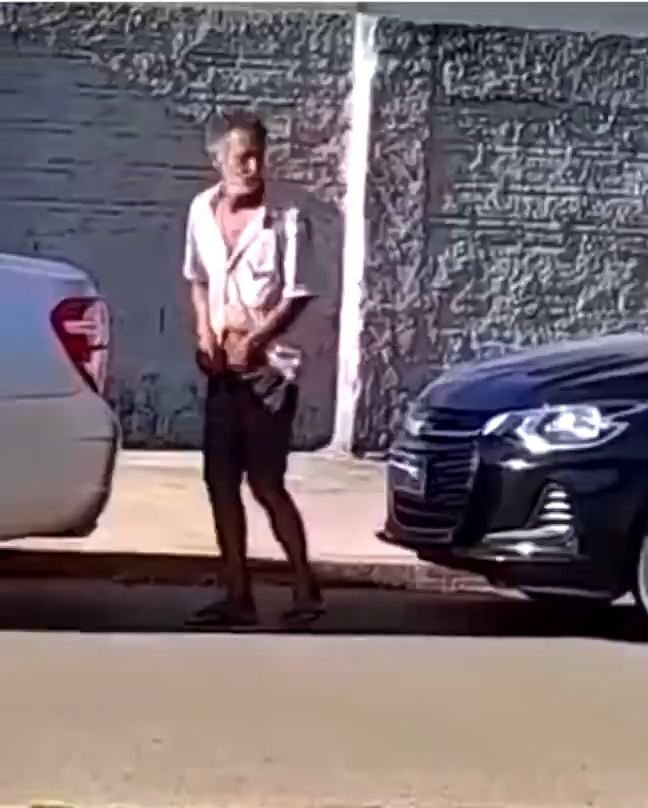 Guy Fucks car exhaust