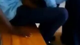Mzansi schoolgirl sucks dick inside classroom