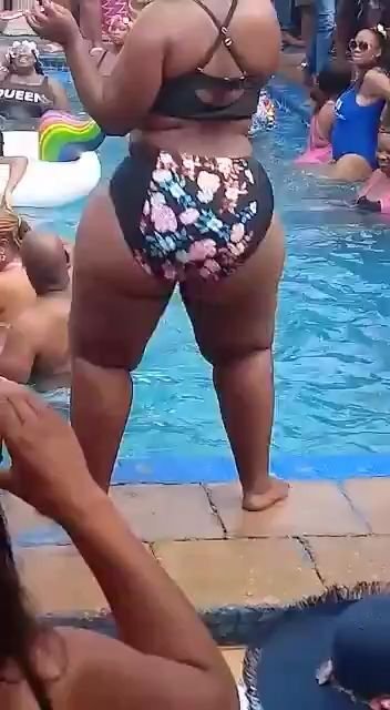 At the pool enjoying life