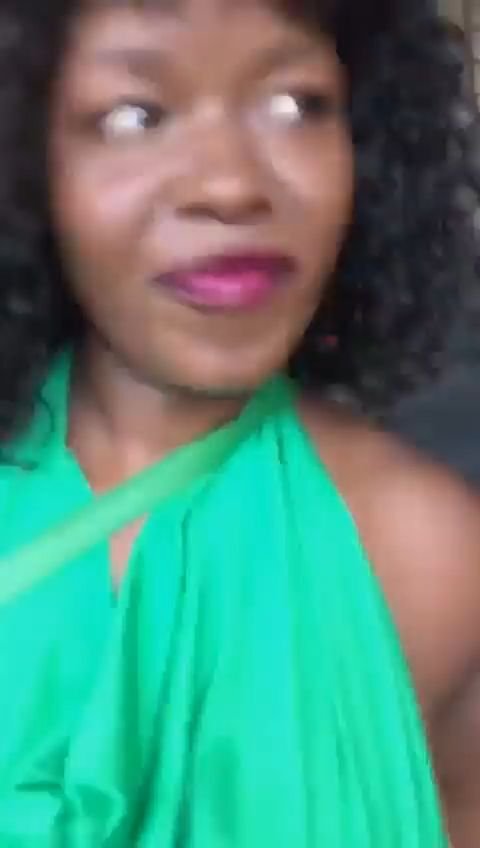 South African Magosha shows pussy to everyone